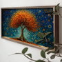 Wallity Pintura Decorativa AI091 Multicolor en MDF con Marco